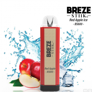 Breze Stiik BS600 Disposable Vape Wholesale Red Apple Ice 1