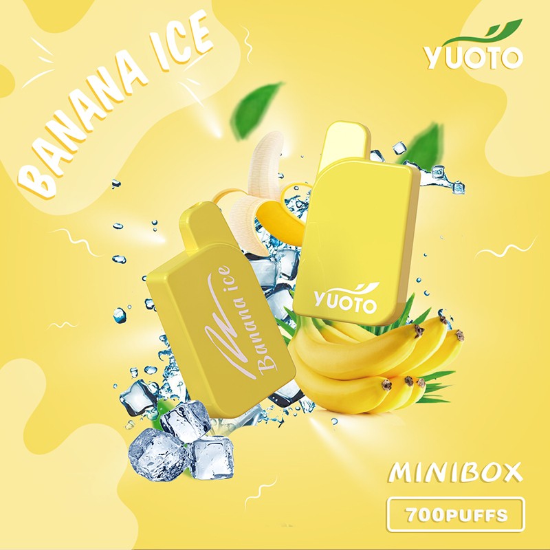 Yuoto Mini box 700 Puffs Disposable Vape Wholesale Banana Ice