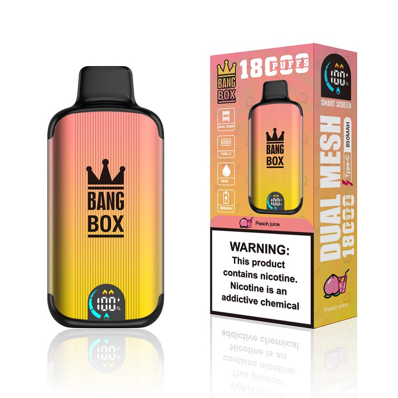 Bang Box 18000 Puffs Disposable Vape Wholesale Peach Juice