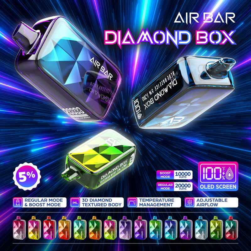 Air Bar Diamond Box 20000 Puffs Disposable Vape Wholesale