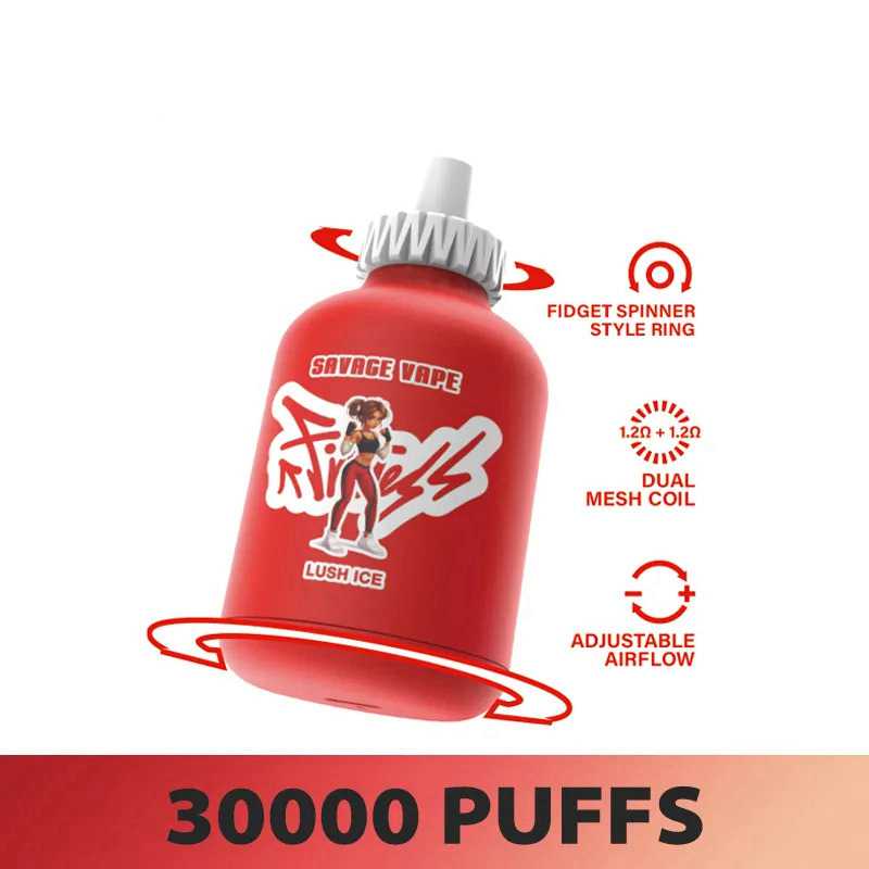 Savage Fitness 30000 Puffs Disposable Vape Wholesale Lush Ice